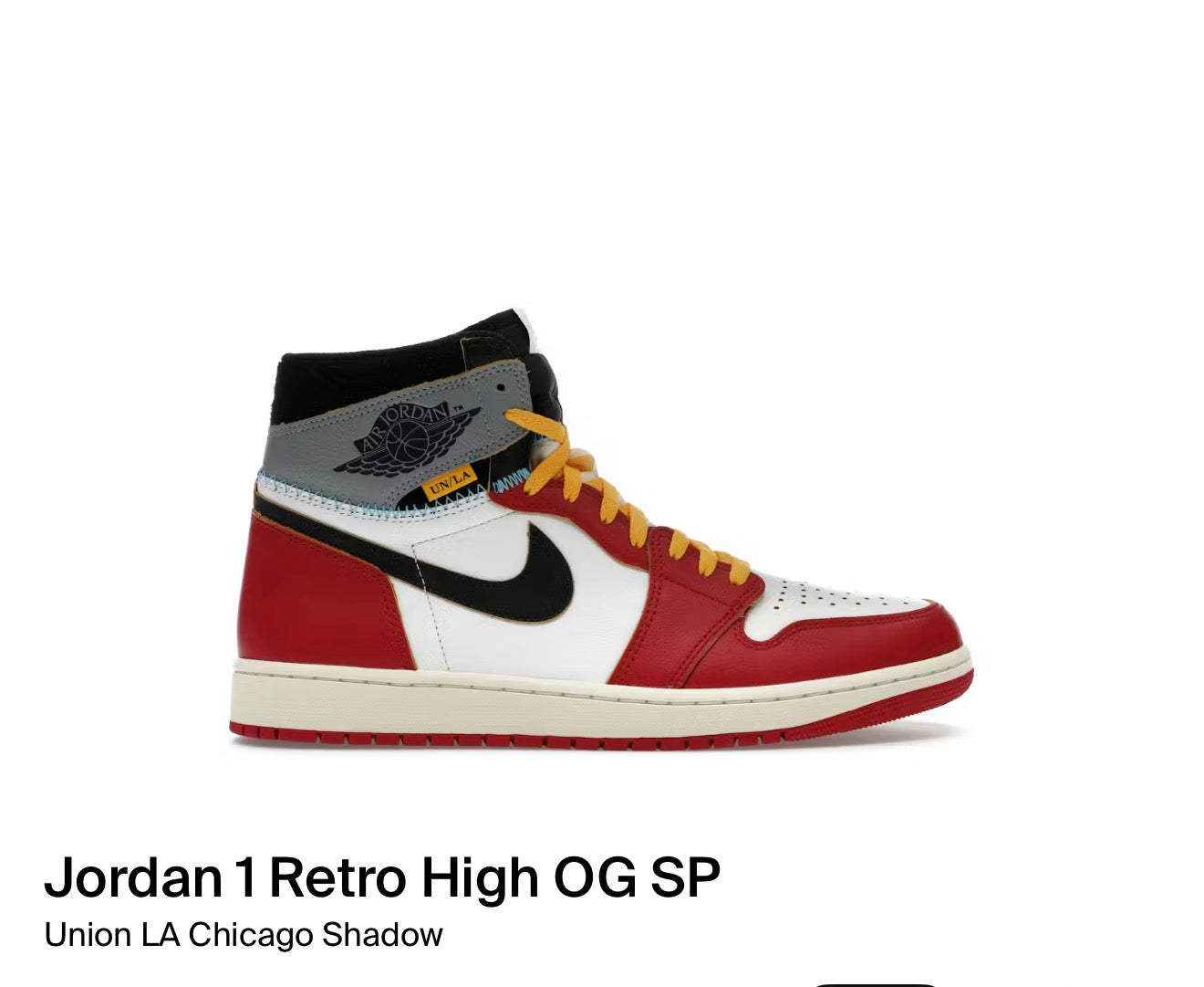 Jordan 1 Union LA CHICAGO Shadow